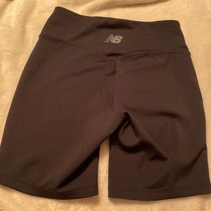 New balance black spandex jogger shorts